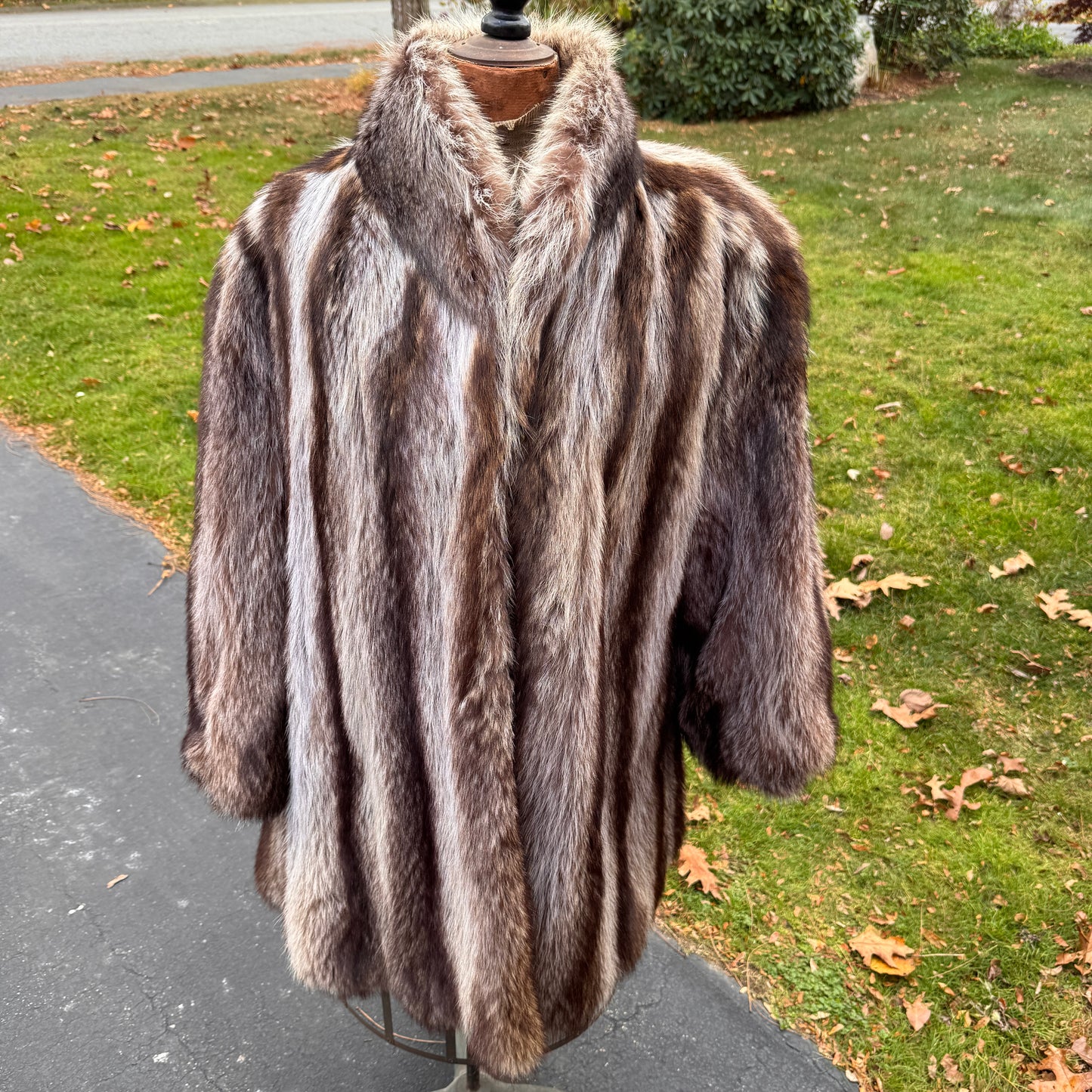 Vintage Weiner's Furs Raccoon Fur Coat Jacket