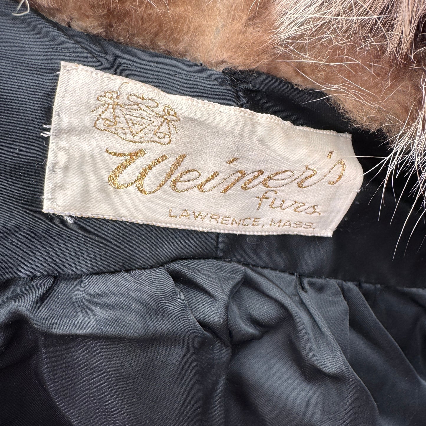 Vintage Weiner's Furs Raccoon Fur Coat Jacket