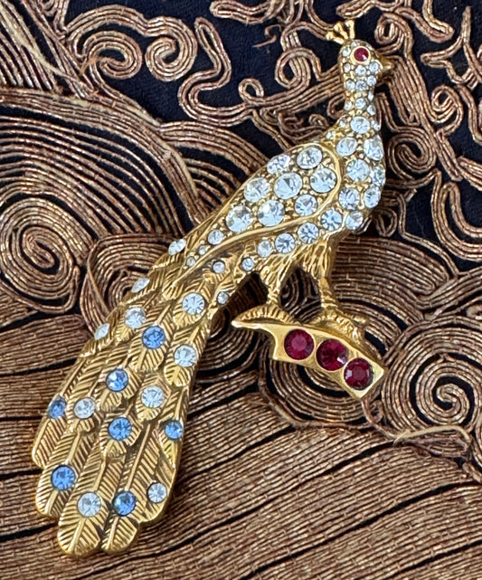 Vintage MMA Peacock Brooch | Metropolitan Museum of Art × Alva Museum Replicas