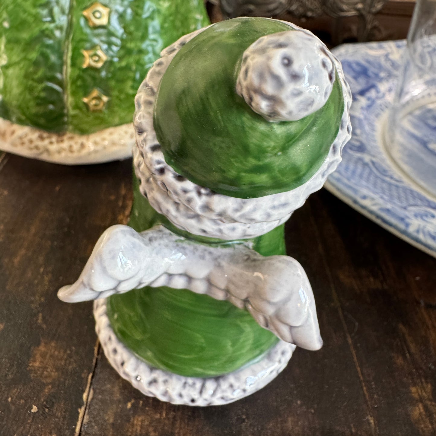 Vintage Goebel Angel Christmas Candleholder
