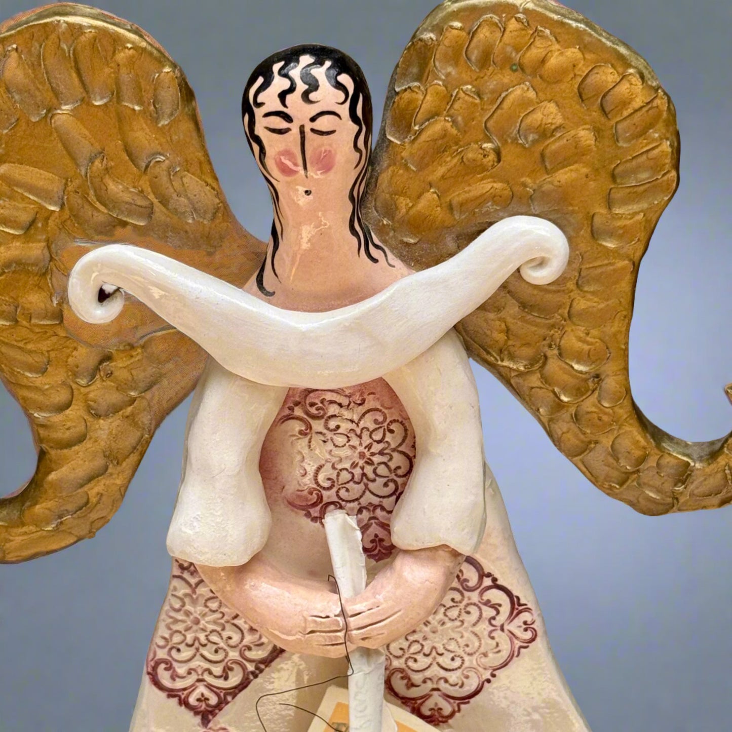 Justine Ferreri Hand Made Pottery Prayer Angel