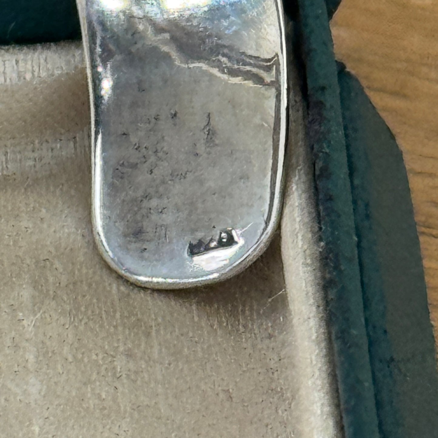 Vintage Modern Looking Sterling Silver Cuff Bracelet