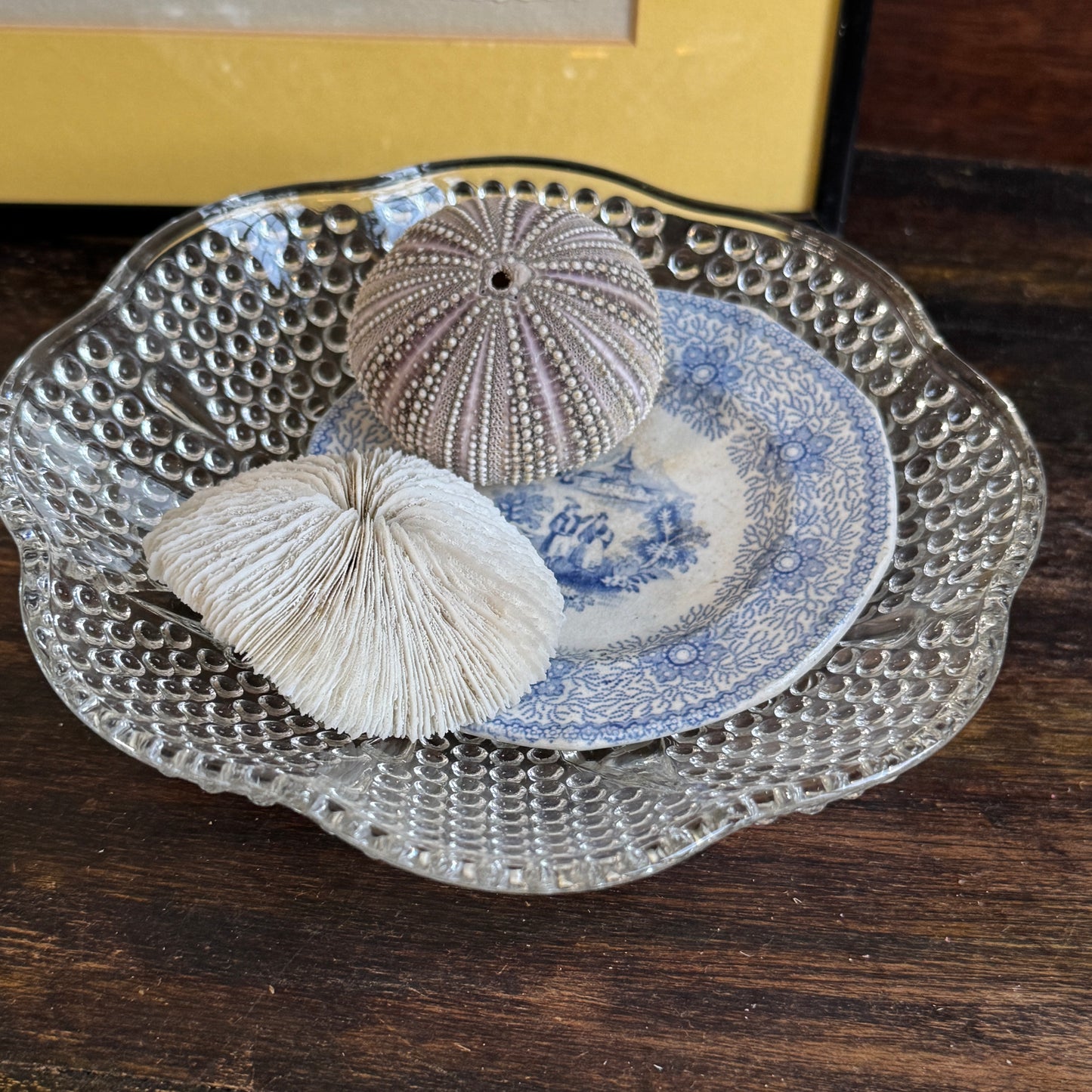 Vintage Jewelry Dish & Found Treasures "From the Sea"