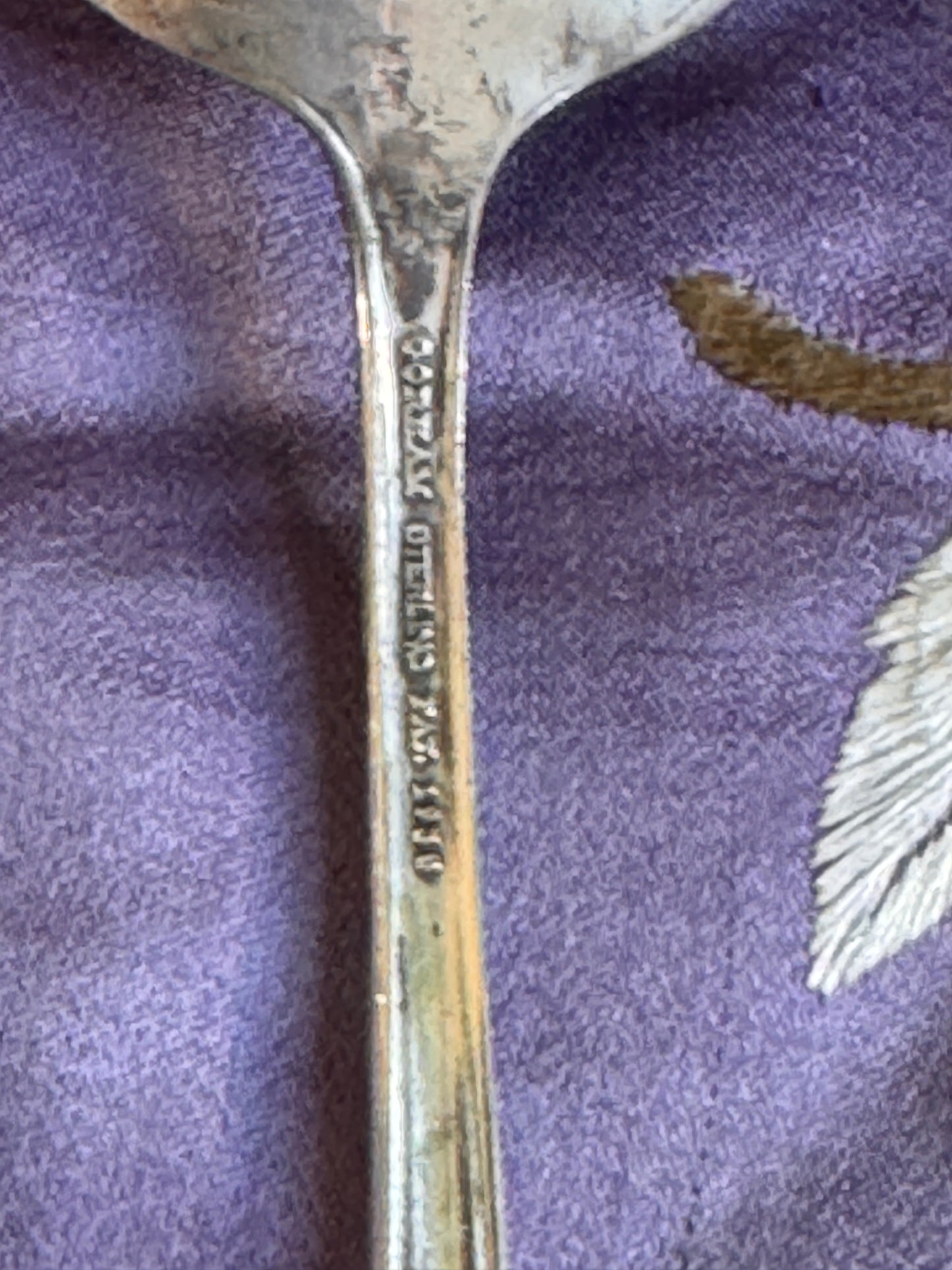 Gorham Greenbrier Sterling Silver 6-Piece Flatware Set, 1938 — Carving Set, Serving Spoons & Pie Server
