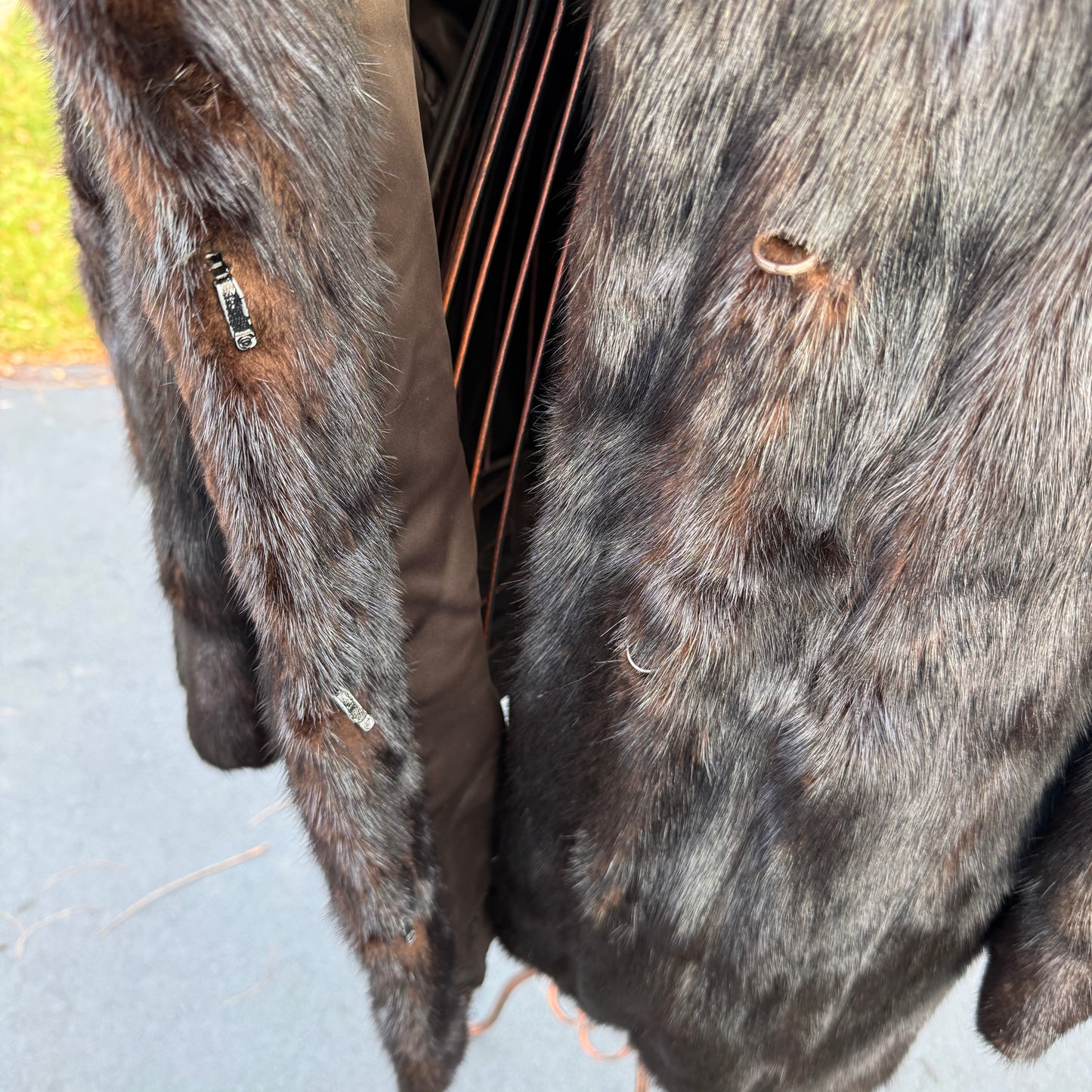 Vintage I. J. Fox Imperial Salon Boston Dark Mink Coat & Hood