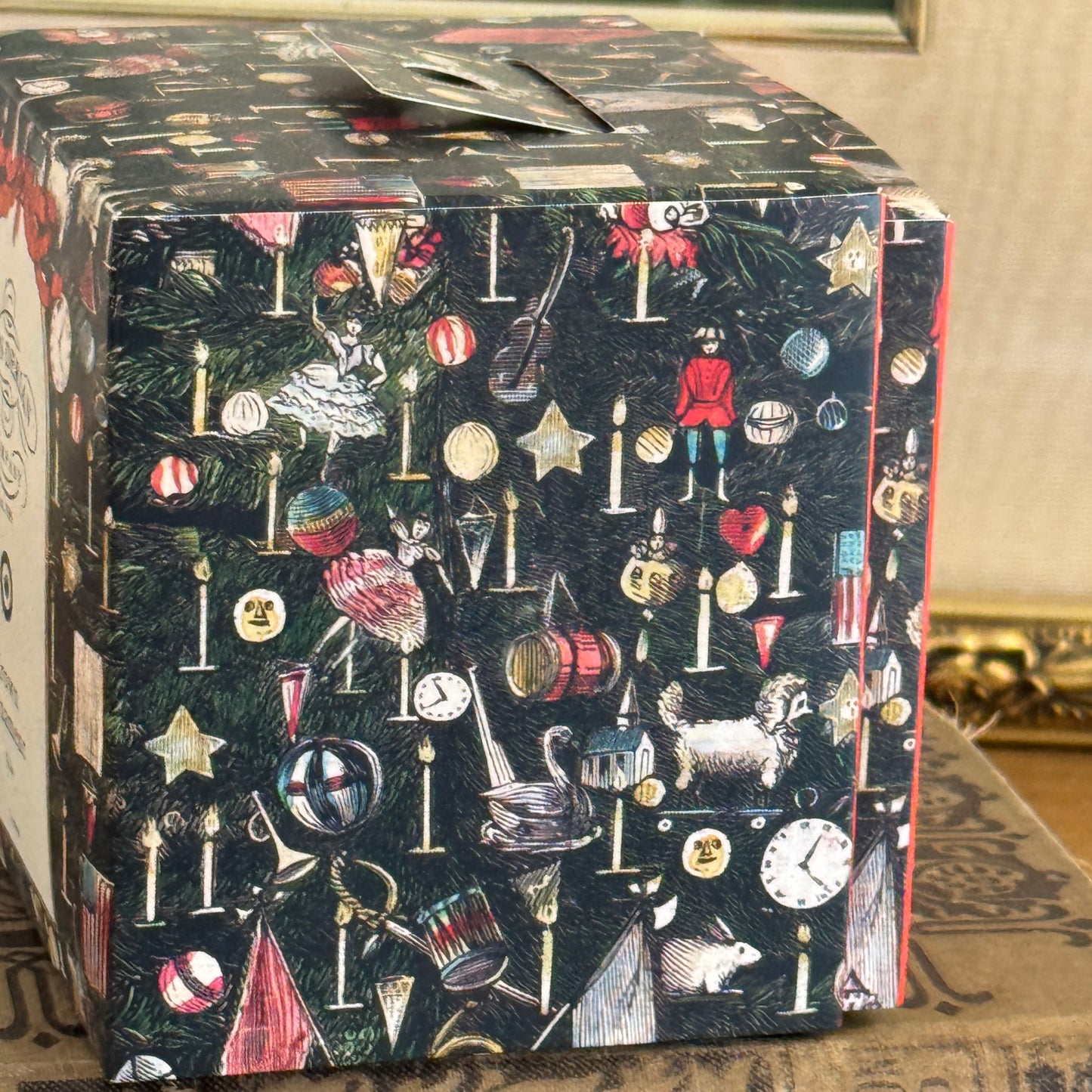 John Derian Gold Glass Glitter Crown Ornament Limited Edition