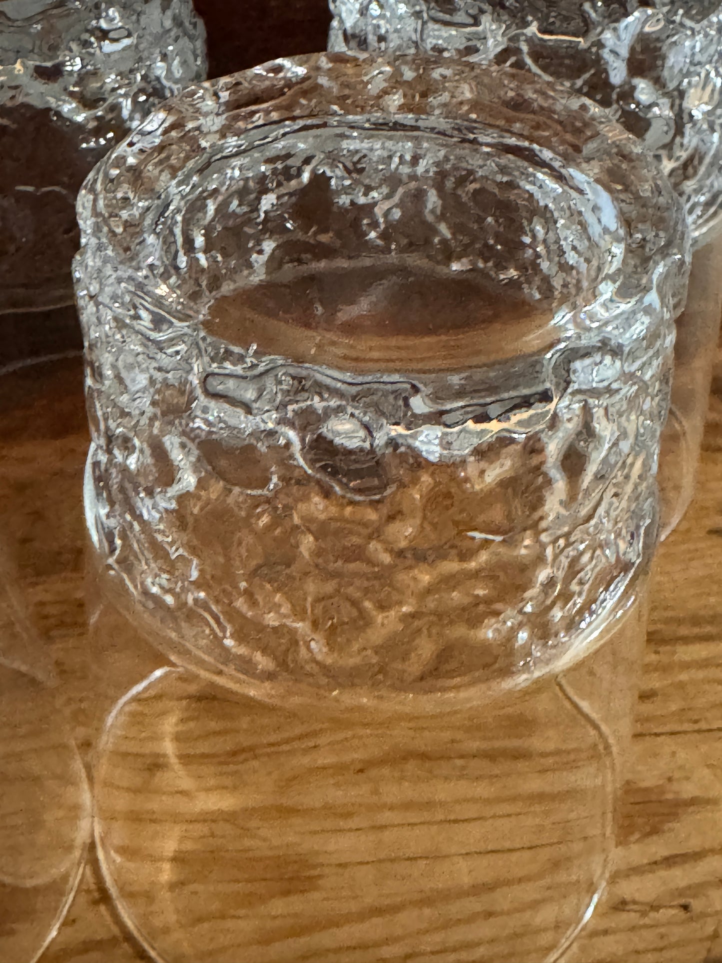 Set of 7 Iittala Kimara Tumbler Glasses by Timo Sarpaneva, Finland, c. 1970s