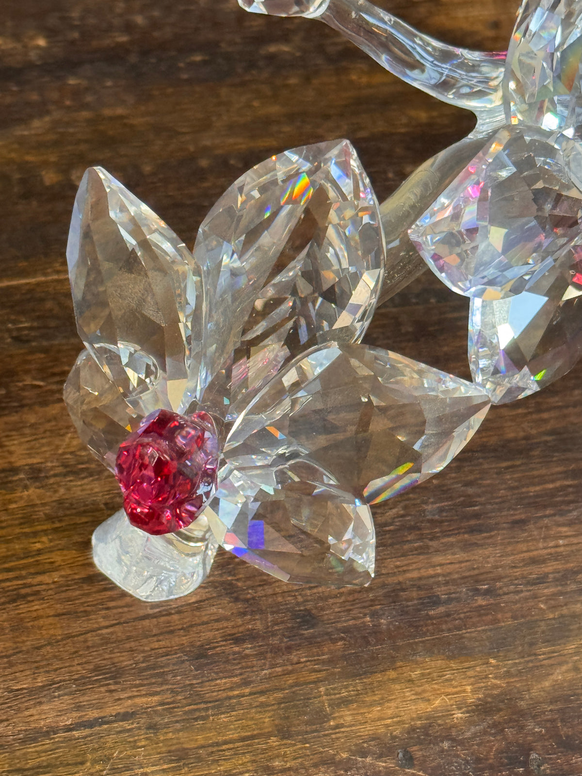 Swarovski "In The Secret Garden" Orchids on a Branch & Orchid Blossom, Retired
