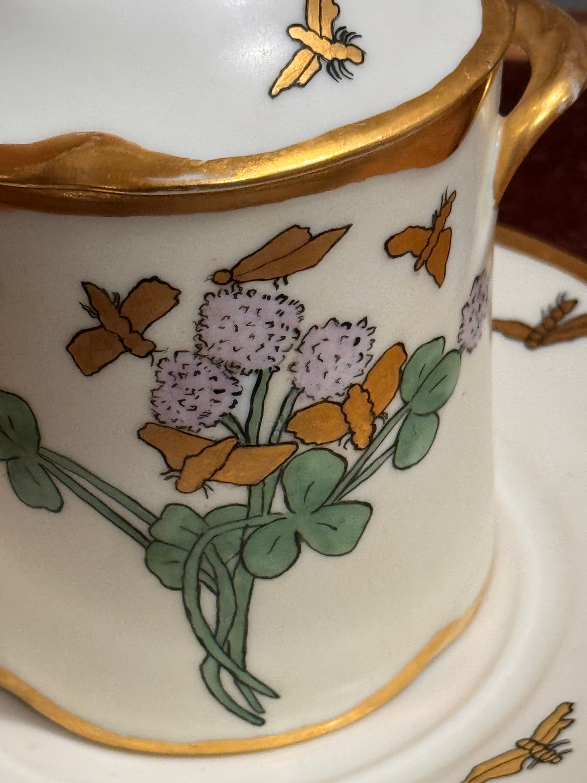 2 Pc J&C Louise Bavaria Porcelain Condensed Milk Container