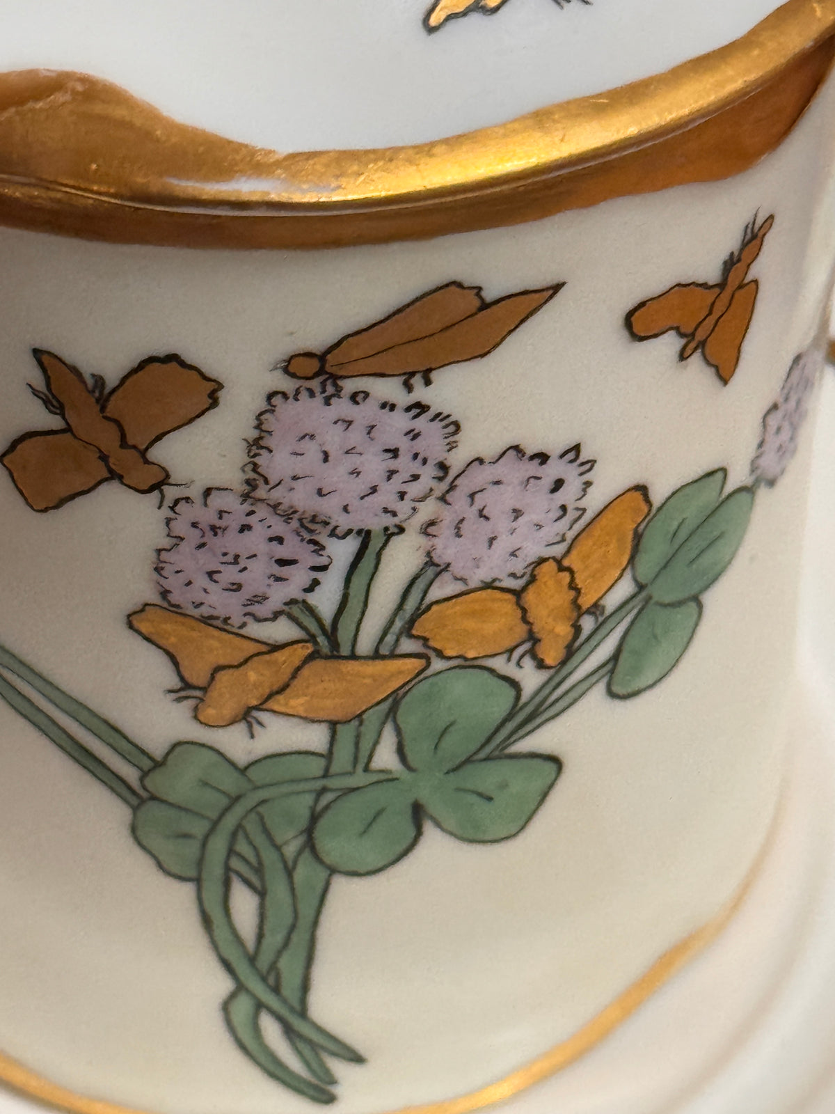 2 Pc J&C Louise Bavaria Porcelain Condensed Milk Container