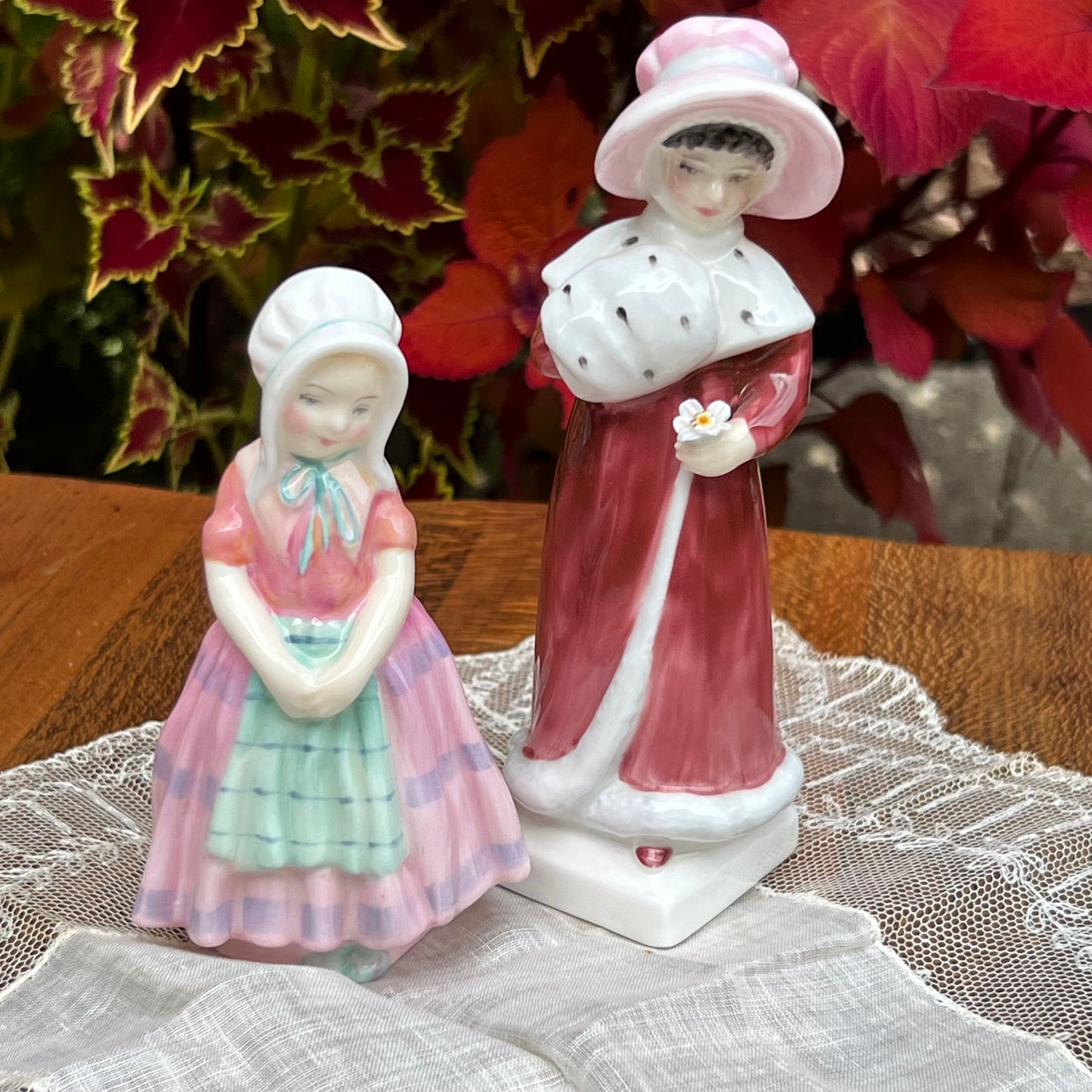 Two Vintage Royal Doulton Figurines "Tootles" HN1880 and "Sophie" HN2883