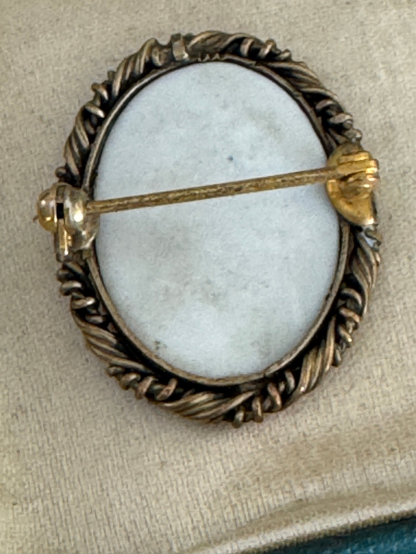 Antique Handpainted Troubadour Pin