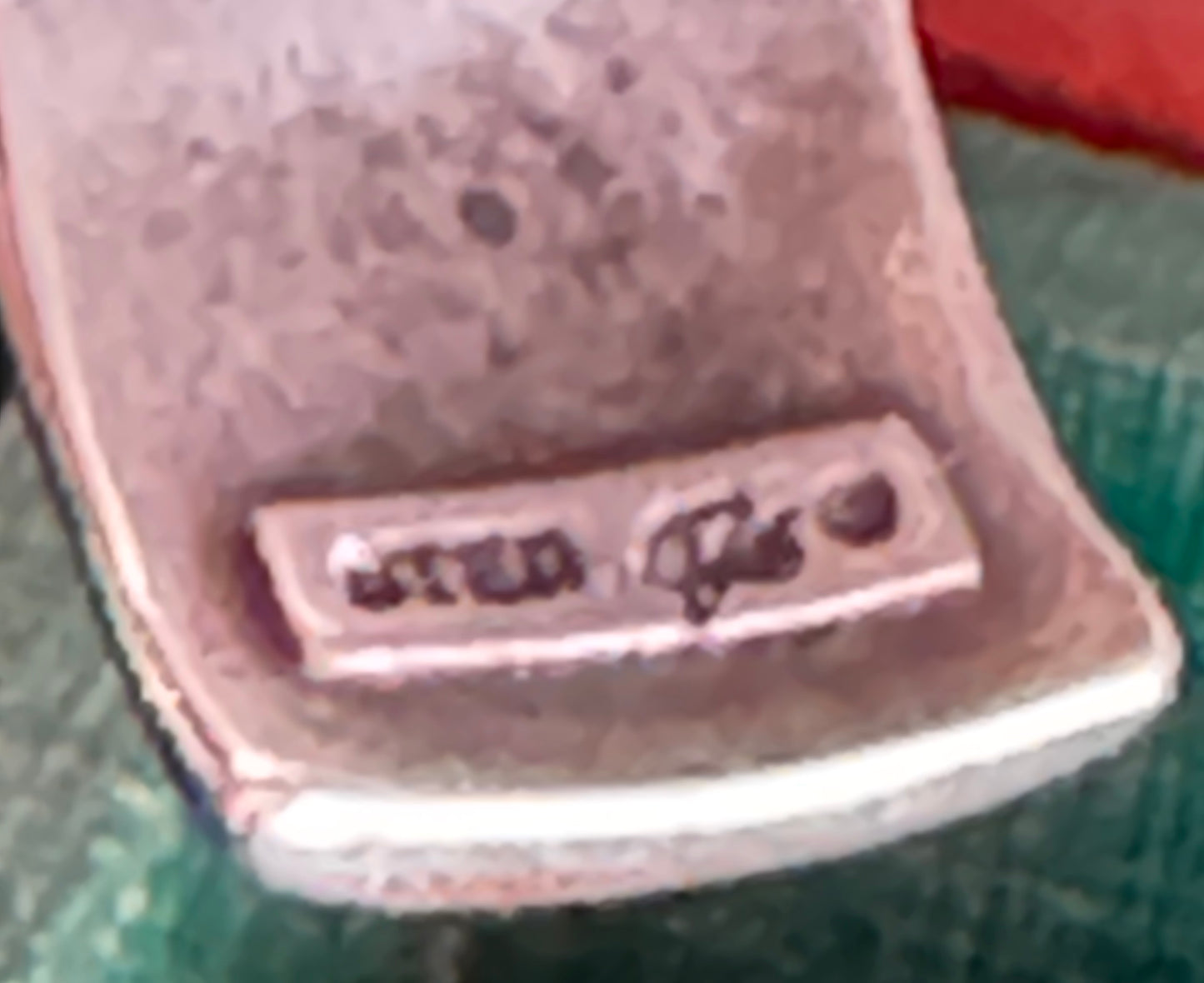 Vintage Navajo Sterling Silver Sleeping Beauty Turquoise Earrings