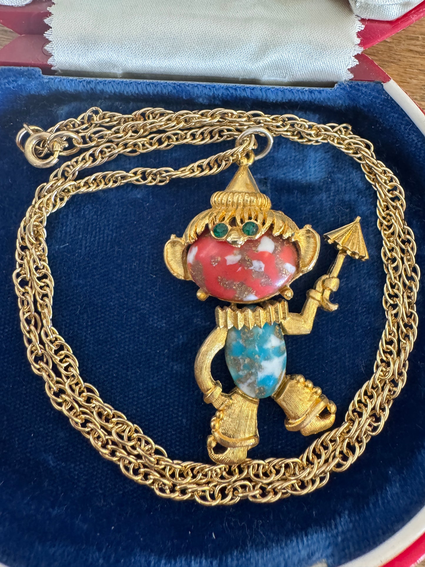 Vintage Genie Articulated Necklace