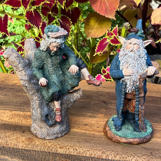 Two Smithshire Figurines Isaac & Merlin