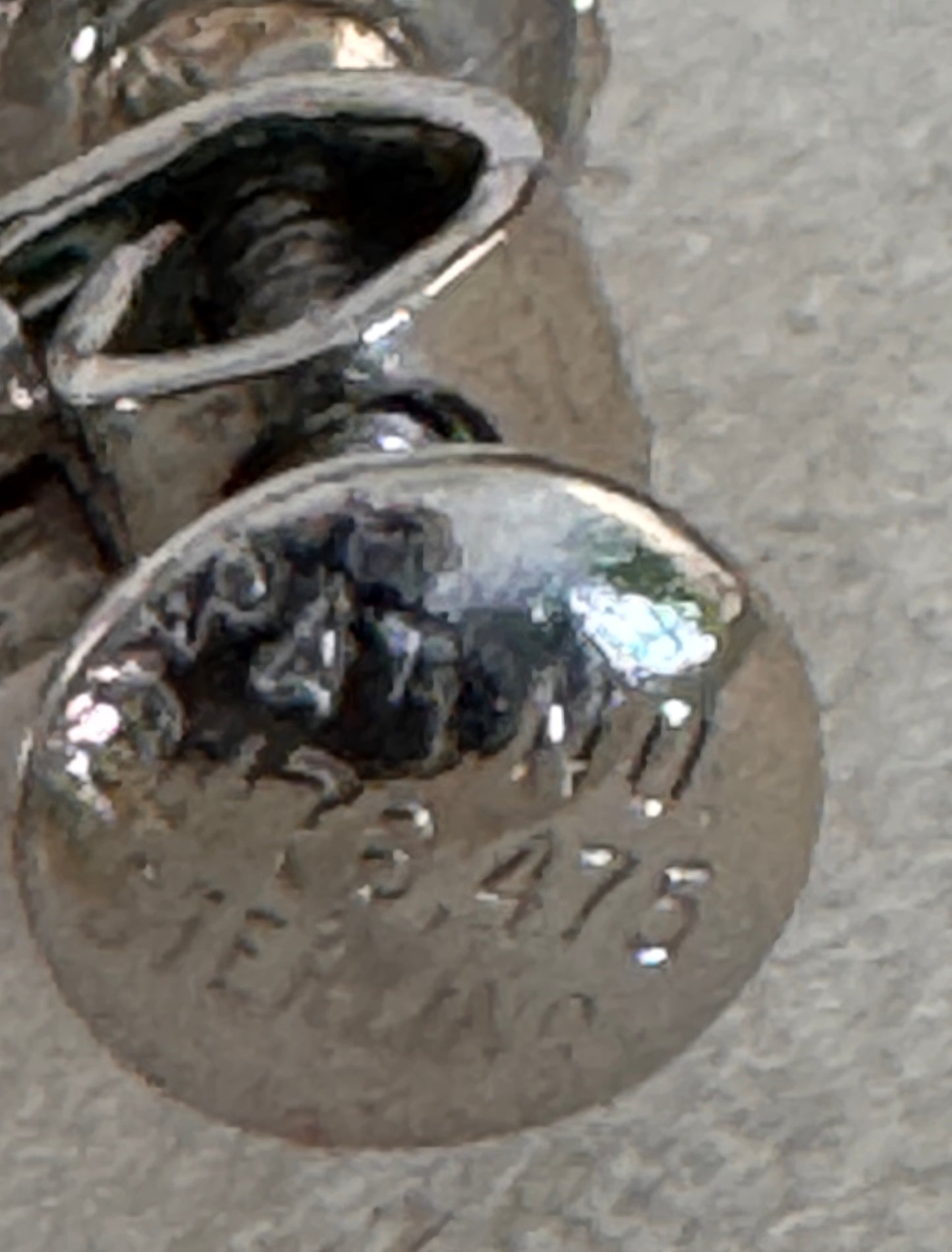 60's Sterling Silver Dangling Faux Pearl Earrings