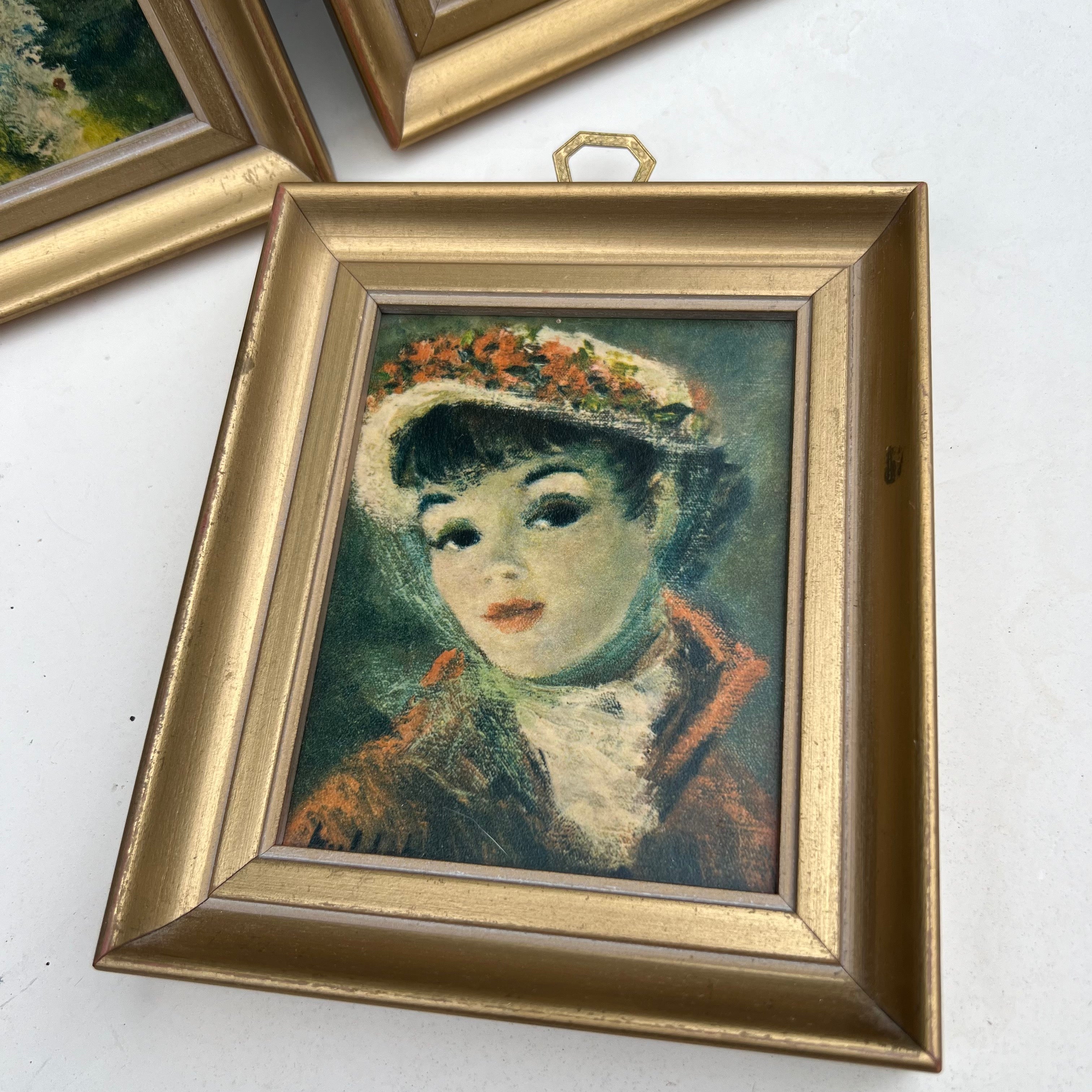 Vintage Huldah Framed store Art