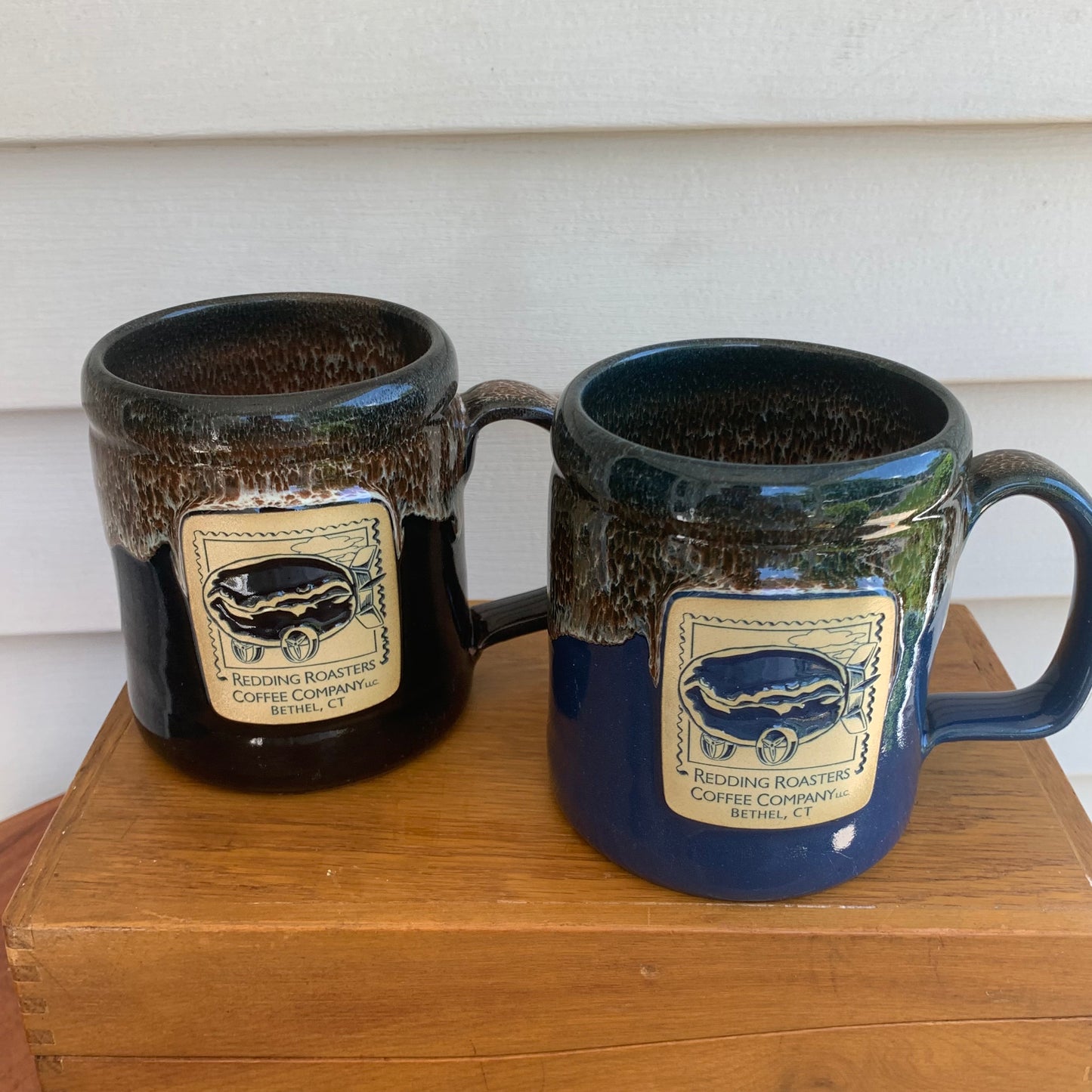 Two Redding Roasters Coffee Company Deneen Pottery Camper Mugs Coffee Cups