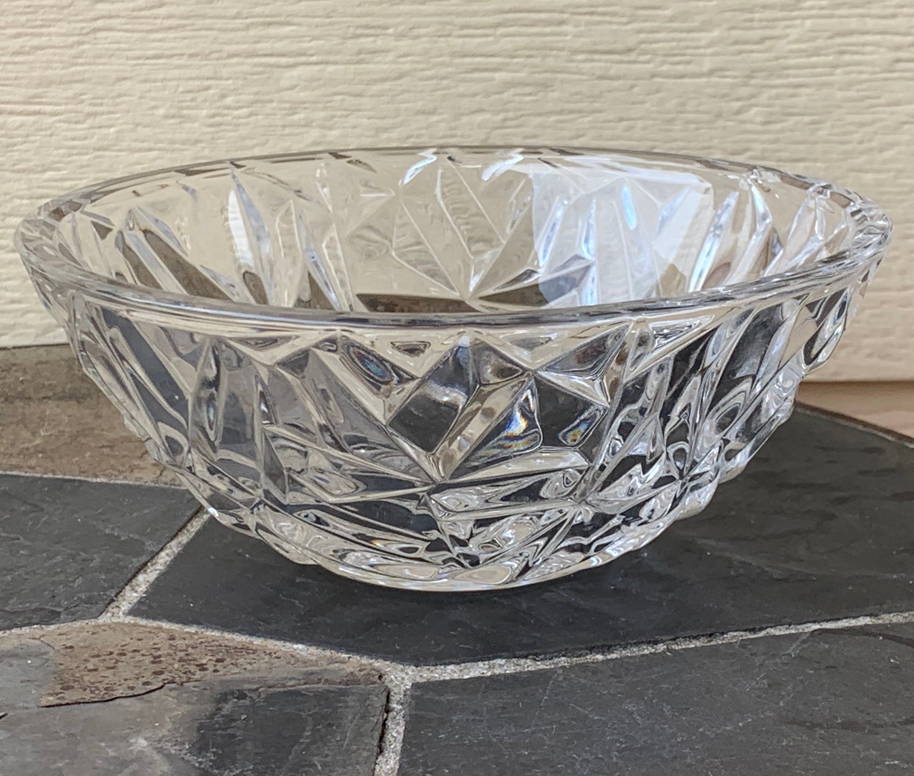 Tiffany & Co. Rock Cut Crystal Bowl