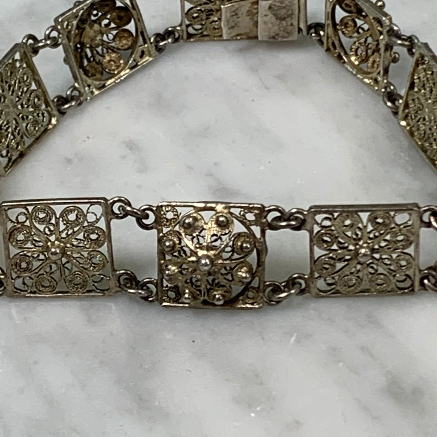 This bracelet was made in the 1940's!!!