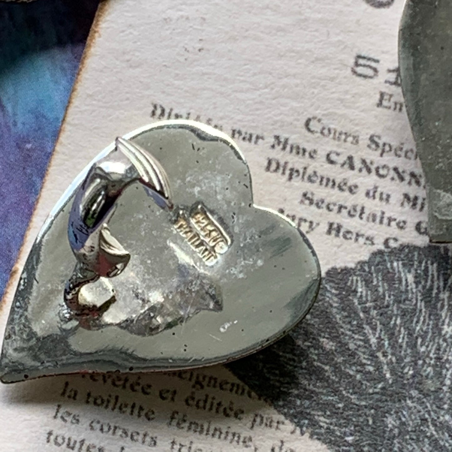 Sterling Silver Heart Earrings - Lady Slippers