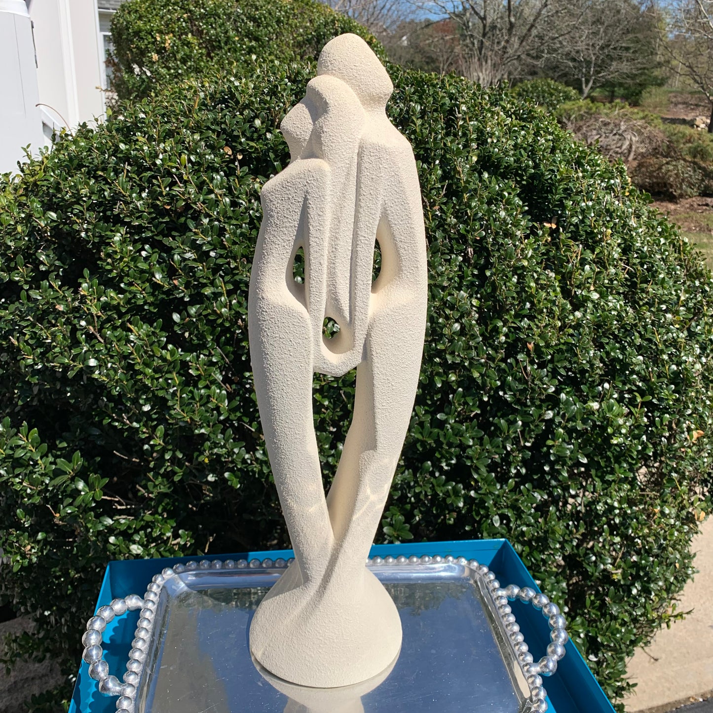 Vintage Haeger Man Woman "Lovers" Statue