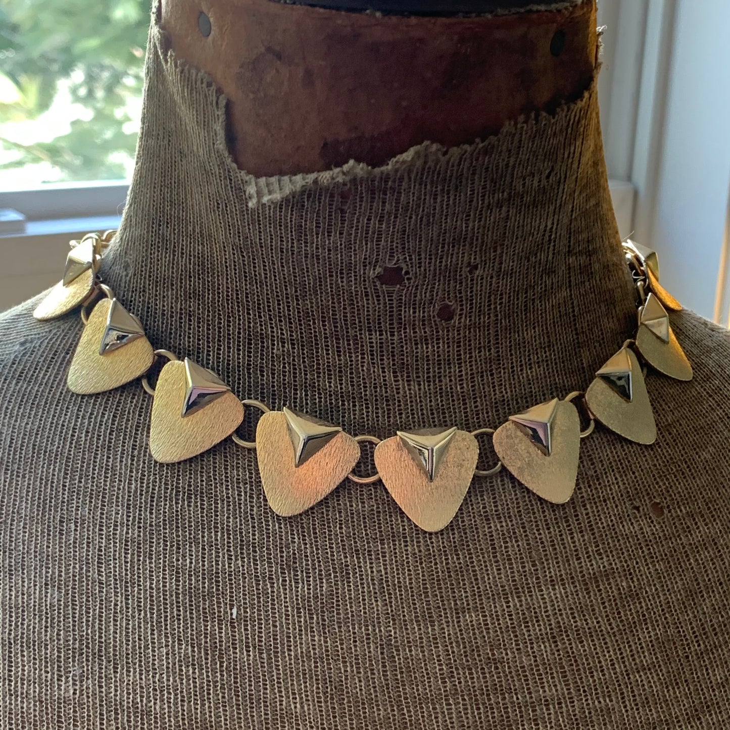 Vintage Modern Looking Egyptian Collar Necklace
