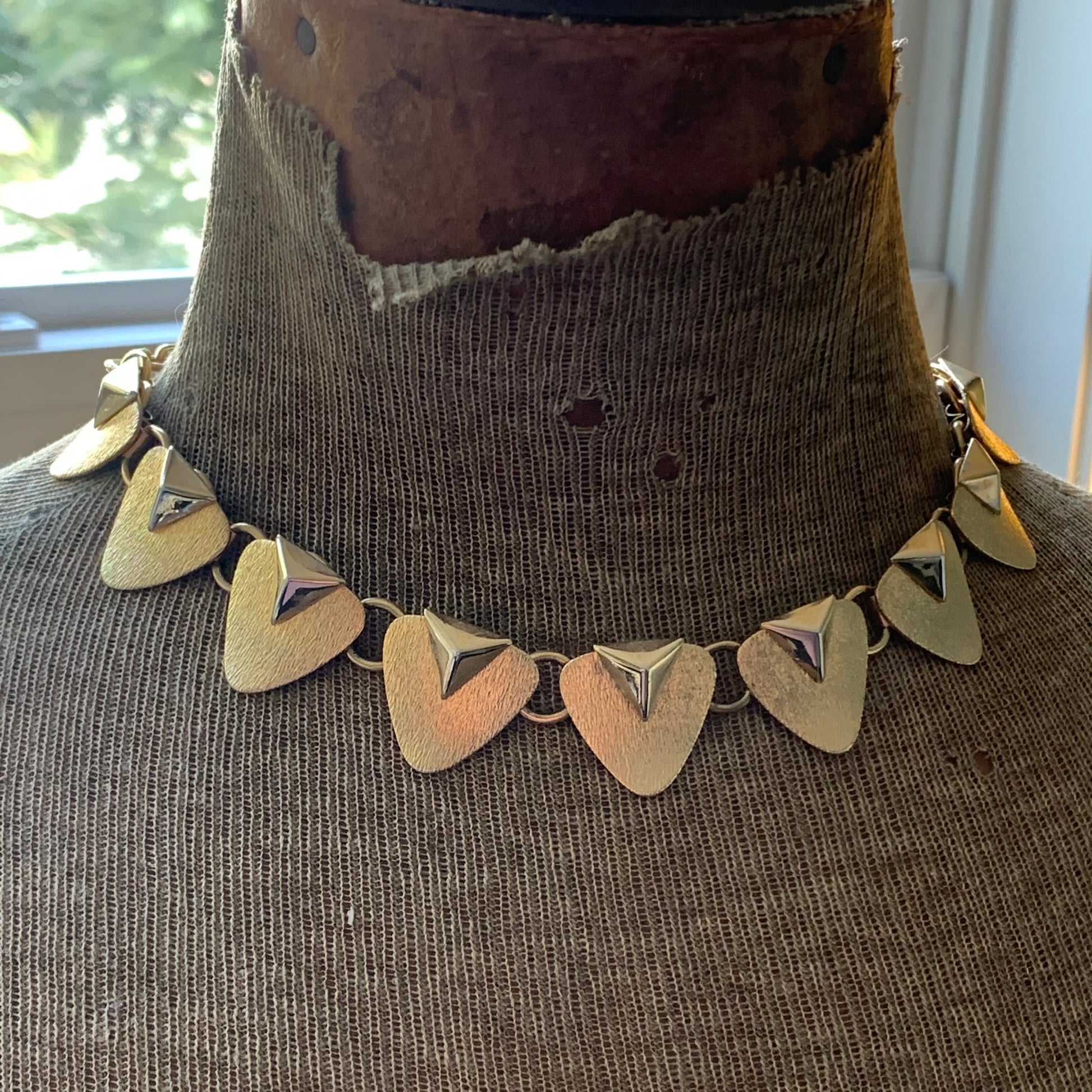 Vintage Modern Looking Egyptian Collar Necklace