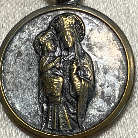 Saint Anne de Beaupre Relic Devotional Medal