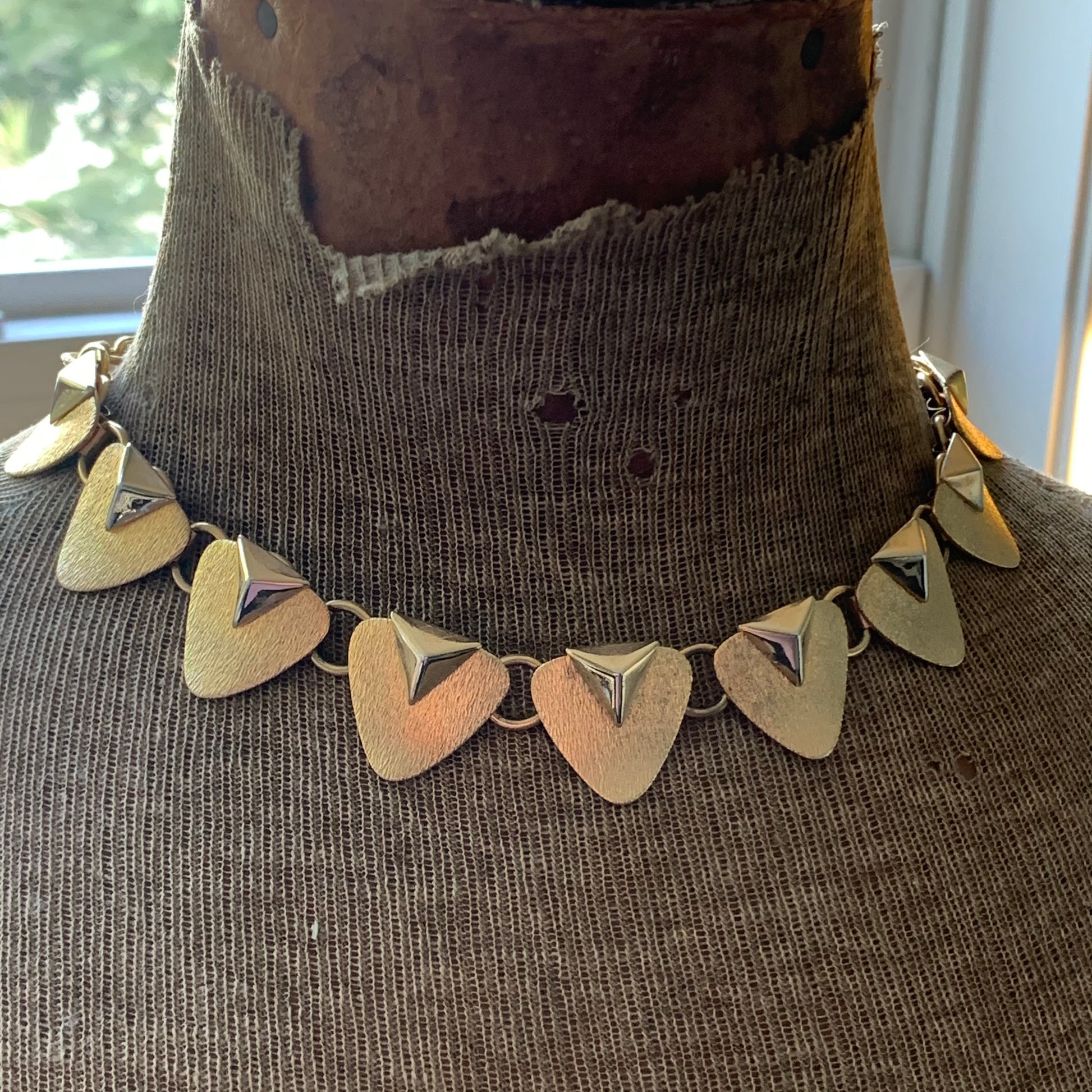 Vintage Modern Looking Egyptian Collar Necklace