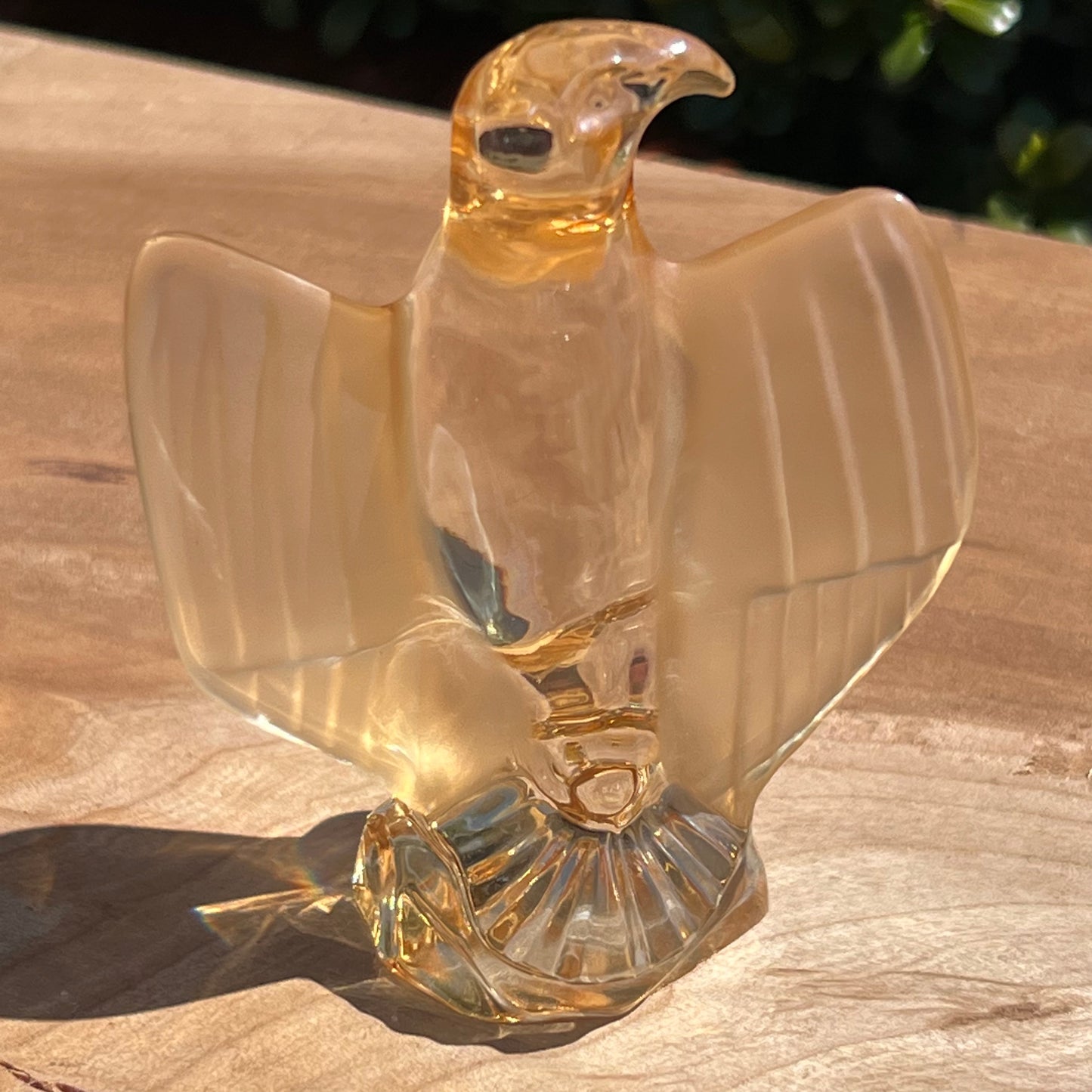 Vintage Napoleonic Eagle Glass Paperweight