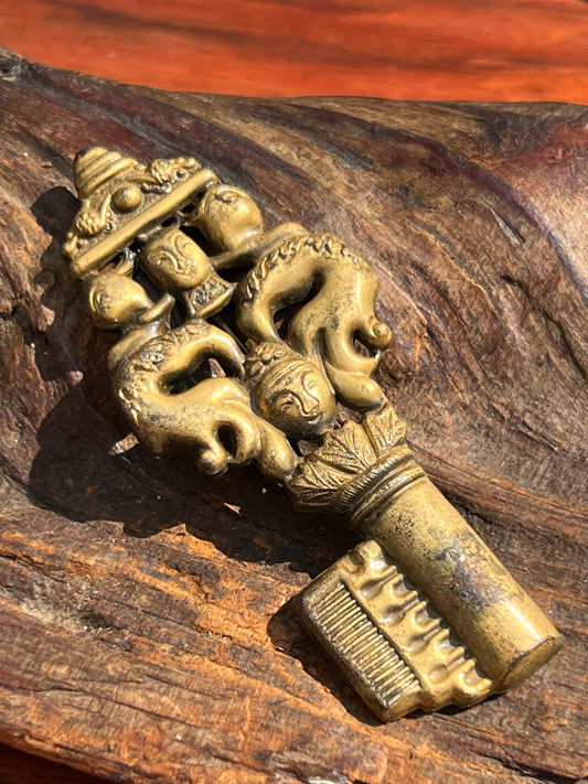 Vintage Mayan Style Key Pin