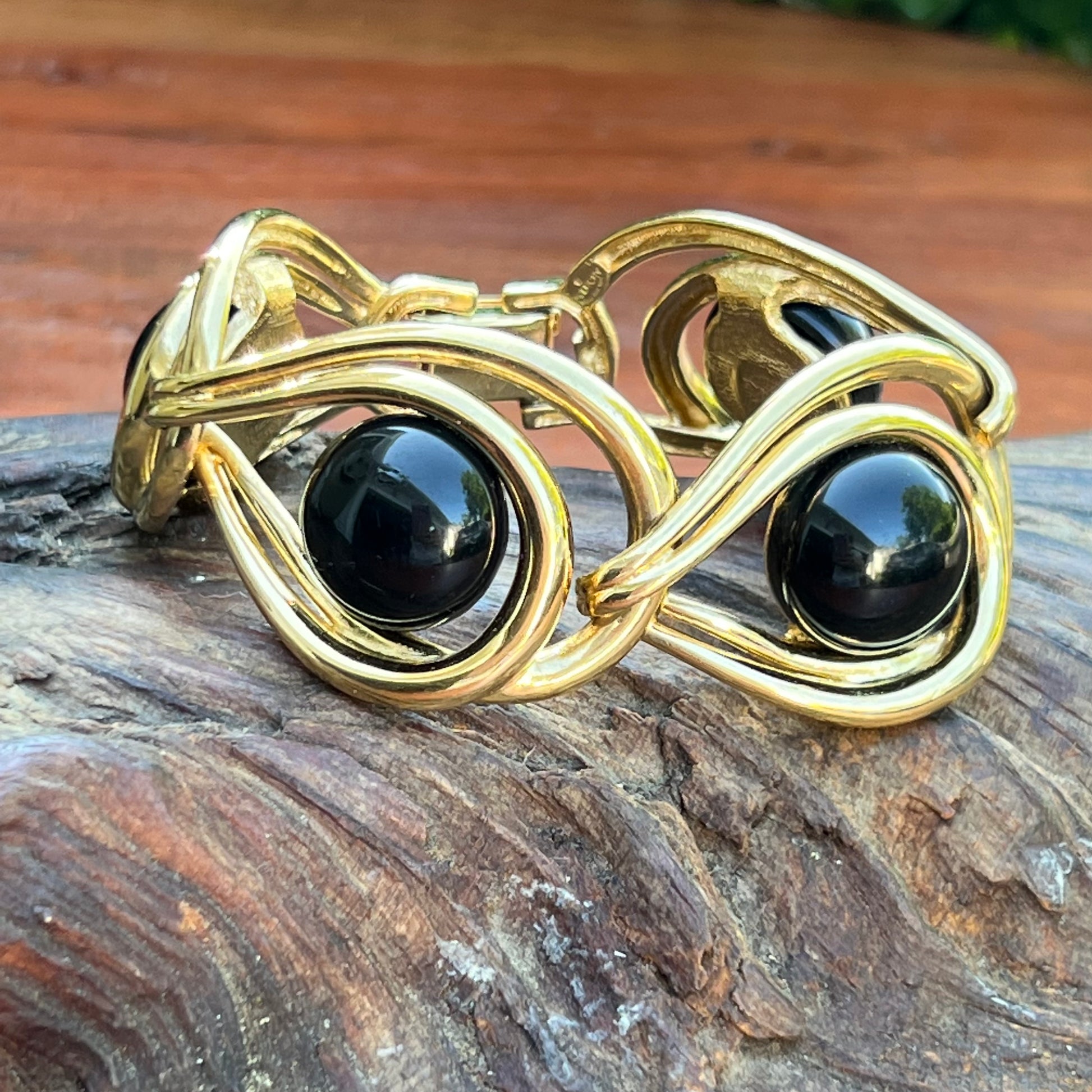 Vintage givenchy gold shop bracelet