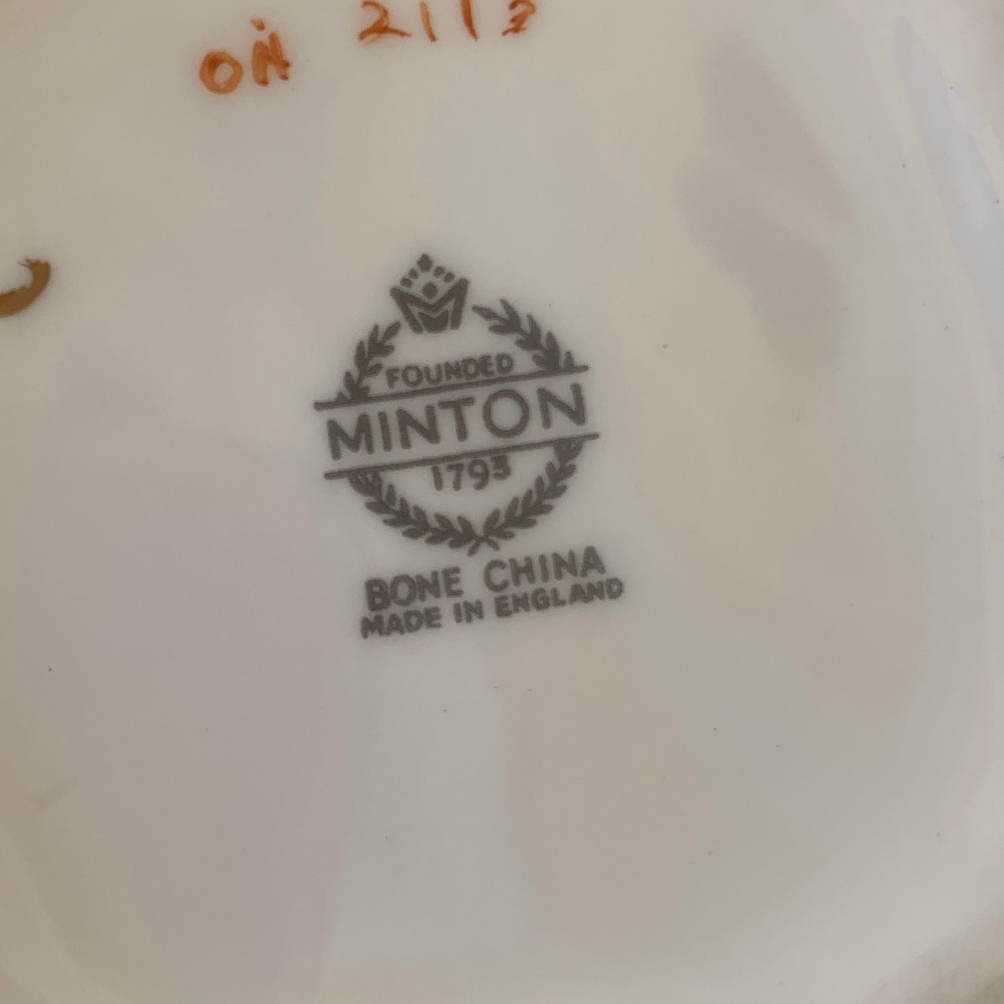 Vintage Minton "Meadow" English Bone China Tea Caddy